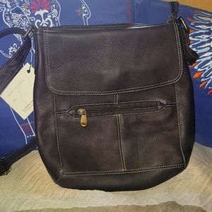 Black, Leather handbag